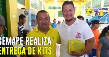 SEMAPE faz entrega de Kits para os concessionários das feiras e do mercado municipal